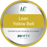 Lean Yellow Belt digital badge.