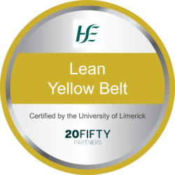Lean Yellow Belt digital badge.